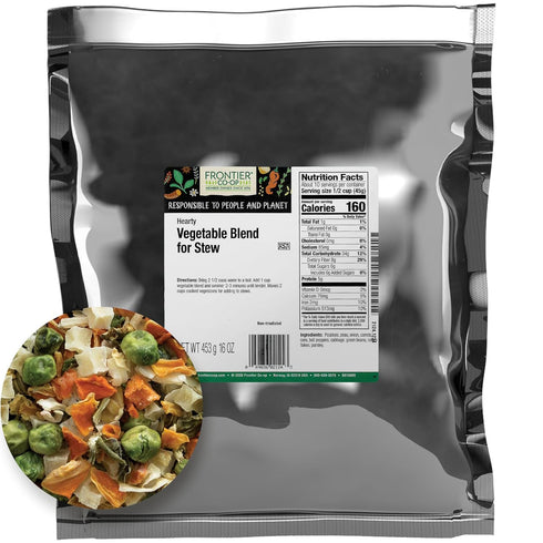 Frontier Co-op Hearty Vegetable Herb Blend for Stew, 1lb, Kosher - Mixed