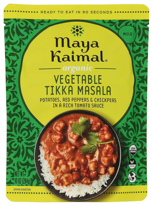 Maya Kaimal Organic Tikka Masala Vegetable Curry Meal, 10 OZ
