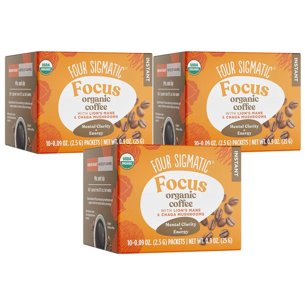 Four Sigmatic Mushroom Mix Coffee Lion's Mane | Focus | Pack of