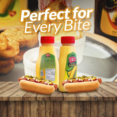 (240 FRITZ Corn Sauce g) - Especially ideal for Hot Dogs, Hamburgers, Sandwiches, Mac & Cheese, Nachos and Veggies