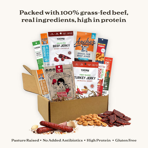 Empowered Woman Protein Gift Box - High Protein Beef Jerky Assortment