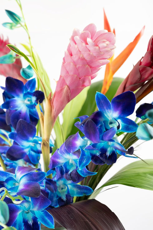 Generic Fresh Orchids and Tropical Flower Bouquet, Perfect for Birthdays, Easter, Mother's Day, Anniversaries, Gifts