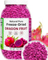Nahasahr 7oz Freeze Dried Dragon Fruit Pieces - 100% Natural Crispy Dry Fruit