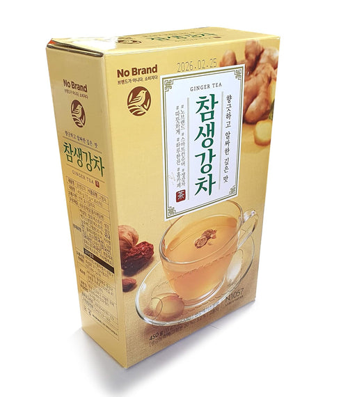 LENITH 30 Korean Ginger Tea Instant Ginger Drink Powder Caffeine Free Easy to Brew Drink Like a Tea Hot or Cold