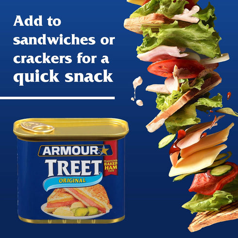 Armour 12 OZ (Pack 12) Star Treet Luncheon Loaf, Canned Meat