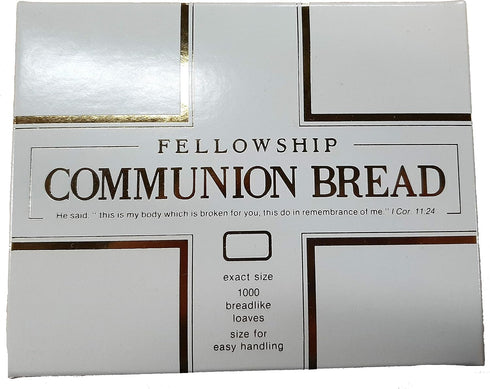Cavanagh Fellowship Communion Bread 1000 Count Breadlike Loaves Sized