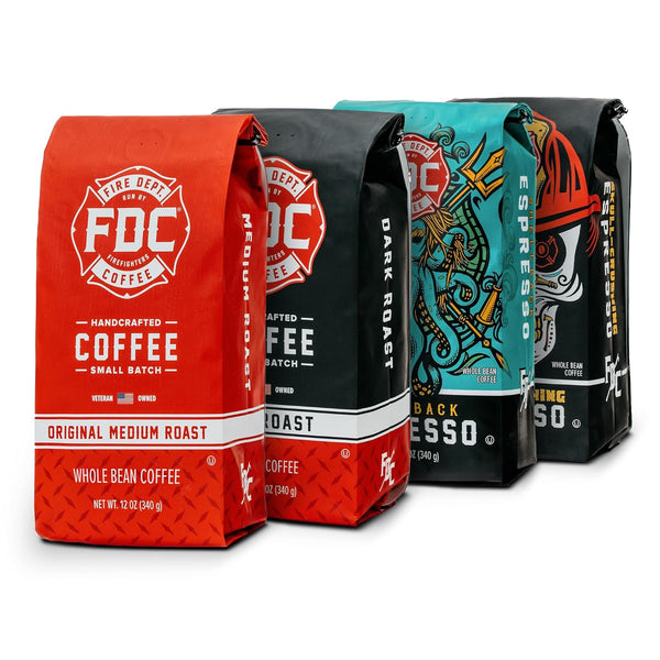 Fire Department Coffee - Gives Back to Firefighters - Rescue Variety Pack