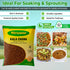 64 oz Black Chickpeas (Kala Chana) Premium Dry Garbanzo Beans for Cooking, Snacking & Meal Prep High Fiber Pantry