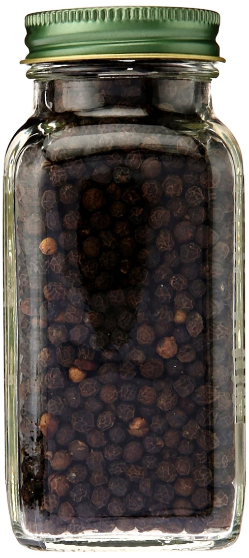 Simply Organic Whole Black Peppercorns, 2.65 Oz