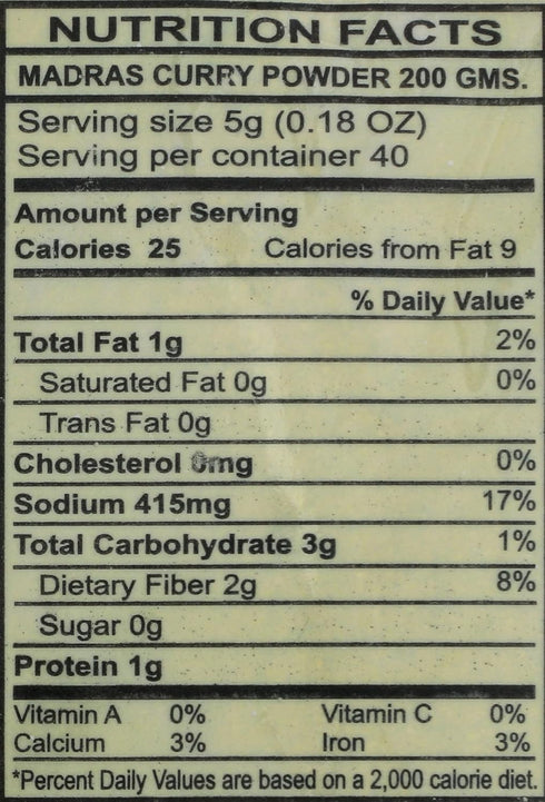 SWAD Madras Curry Powder, 7 OZ