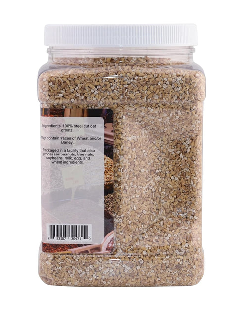 3 Lb Steel Cut Oat Groats - Tub
