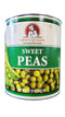 Chef's Quality Canned Vegetables 6lb (Sweet Peas)