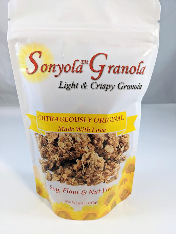 SONYOLA Granola Outrageously Original | 100% FREE of nuts, coconut, flour, soy &