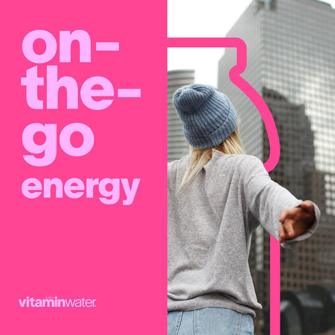20 oz vitaminwater zero shine, electrolyte enhanced water w/vitamins, strawberry lemonade drink, fl