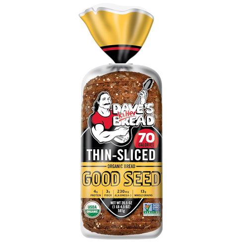 Dave's Killer Bread Good Seed Thin-Sliced, Organic Bread, 13g Whole Grains per