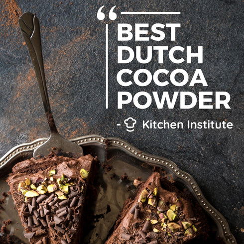 (8 oz) 22-24% Cocoa Powder Dutch Processed Cocoa Powder, Unsweetened, Extra Rich Cocoa Flavor, Fat, Premium Culinary