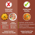 1.5 10g 6g 8.8 oz Pack 6 Eat Regal Brown Rice with Quinoa, Nutty & Wholesome, Always Fluffy, No Clump & No Kneading