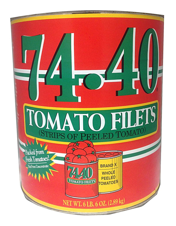 Stanislaus , 74-40 Tomato Filets (Strips of Peeled Tomatoes), 102 oz