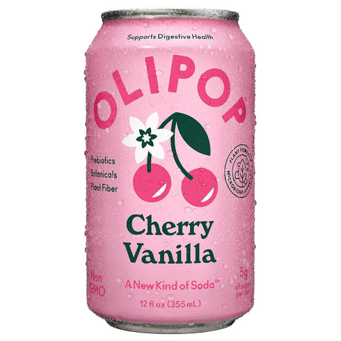 Olipop, Tonic Sparkling Cherry Vanilla, 12 Fl Oz