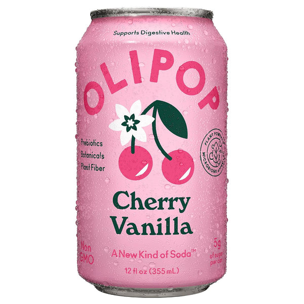Olipop, Tonic Sparkling Cherry Vanilla, 12 Fl Oz