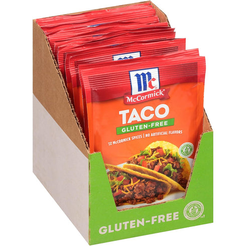 Gluten Free Taco Seasoning Mix, 1.25 oz - McCormick (Pack of 12)