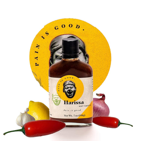 Pain is Good - Harissa Hot Sauce - 7oz Bottle - Made in USA -