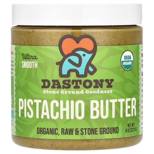Dastony Organic Raw Pistachio Butter, 8 oz | Only 1 Ingredient |