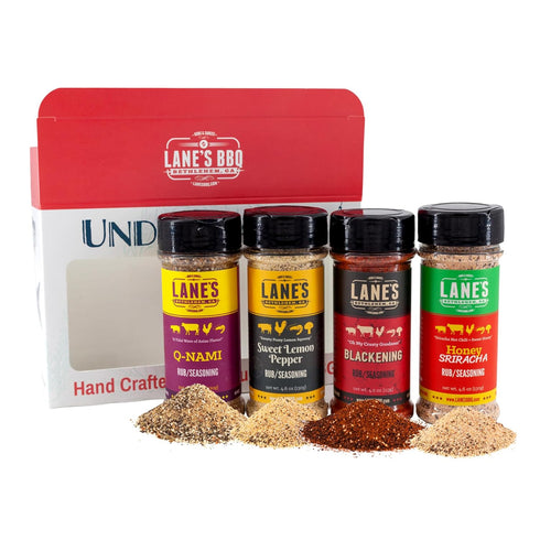 Lane's Under Da Sea Gift Set, All-Natural 4 Rubs Gift Set of