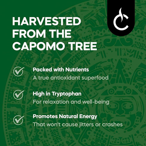 11 oz Tattva's Herbs Cafe Capomo Focus Nootropic Coffee Alternative, Caffeine & Acid Free, with Ashwagandha, Bacopa