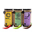 La Fundidora Mexican Snacks Trio Ambar Fresca Luna Salsas for Tortilla Chips,