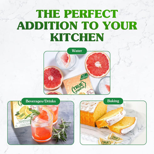 32ct (Pack 1) 0 Packets Packets True Grapefruit of - Water Enhancer - Bulk Dispenser - Calorie Drink Mix For Water