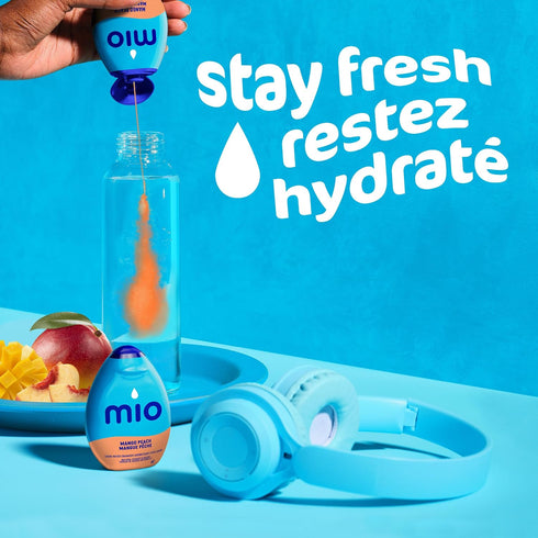 48mL/1.6oz, MiO Mango Peach Liquid Water Enhancer, Imported from Canada}