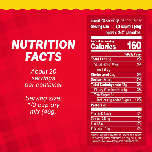 32 (Pack 2) Mrs. Butterworth Pancake and Waffle Mix, Ounce