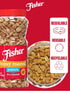 14 100% Fisher Snack Honey Roasted Dry Roasted Peanuts, Ounces, Made with Real Honey, Recyclable