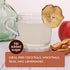 2.5 OZ (4 100% Premium Dried Apple Slices Dehydrated Apples - Bags) - Natural Gluten Free Fruit Snacks Made in US Dried
