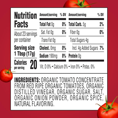 14 oz Heinz Organic Tomato Ketchup, Bottle