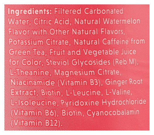 12 Oz Gorgie, Drink Energy Watermelon Crush, Fl
