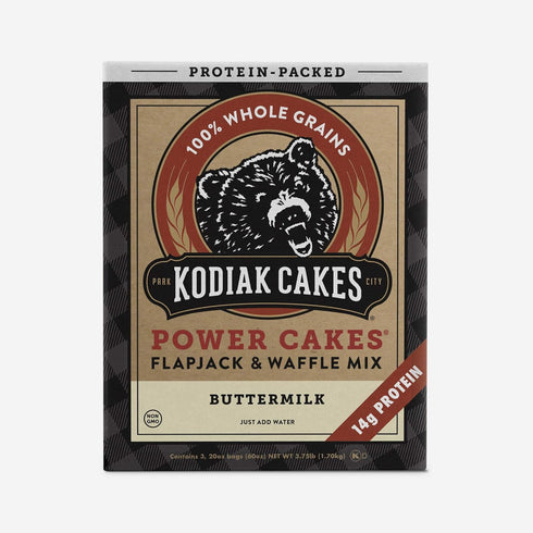 Kodiaks Cakes Kodiak, Power Cakes Buttermilk Flapjack & Waffle Mix, 20 oz per count,
