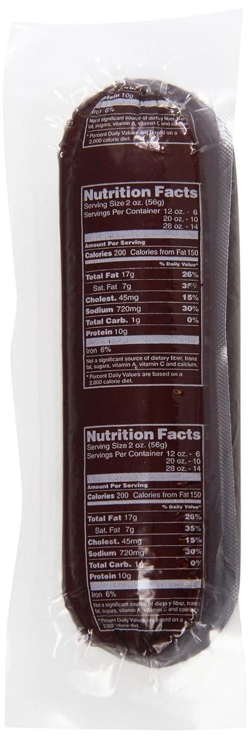 Klement's Summer 12 Cheddar Sausage, Ounce