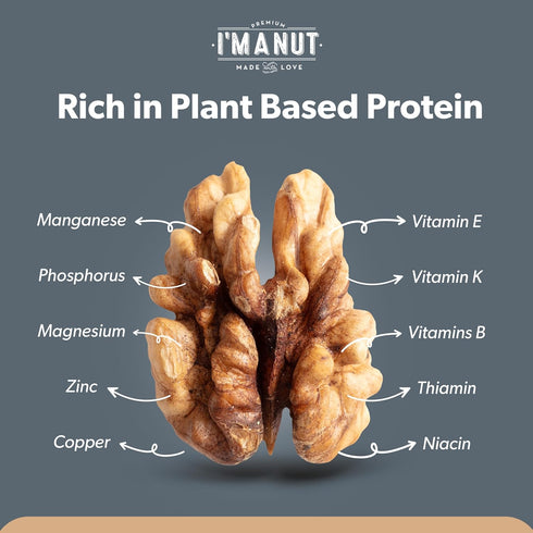 48oz (3 lb) 100% Premium Raw Chopped Walnuts - Natural, No-PPO, Non-GMO, Batch-Tested Gluten & Peanut Free, Kosher