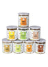 Set 8 450 Loose Leaf Herbal Tea Premium Herbs - Up to Cups - Ginger, Turmeric, Lemongrass, Moringa, Cinnamon, Orange