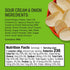 1.6 Oz (Pack 12), Pack The Good Crisp Company Minis Sour Cream & Onion Gluten-Free Potato Chips, Cans of Non-GMO