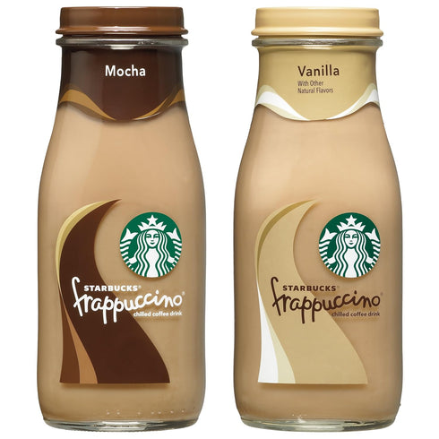 2 Pack, 9.5 Oz (15 Count) Starbucks Frappuccino, Flavor Variety Fl
