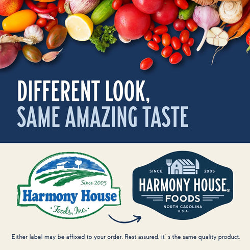 (8 oz, Harmony House Foods Dried Tomato Dices Quart Size Jar) for Cooking, Camping, Emergency Supply, and More