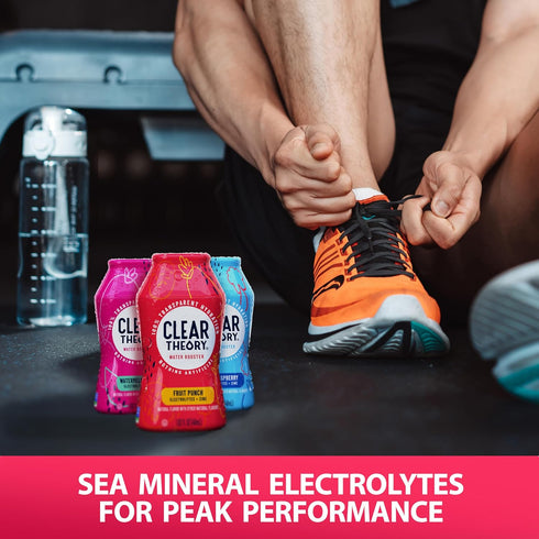 Pack, 3 Pack, 1.62 Oz Clear Theory Water Flavoring Drops, Electrolytes Drink Mix, Water Enhancer Liquid, Flavored