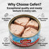 Albacore 6oz (6 Pack), Gefen Solid White Tuna in Water Kosher for Passover