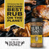 Rufus Teague Chick N' Rub, 6.2 oz - Premium BBQ Rub