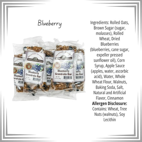 Smalltown Home Pack 12/2.8 oz. Pack) Schlabach Amish Bakery Soft & Chewy Granola Bars, Case of Bars (Variety