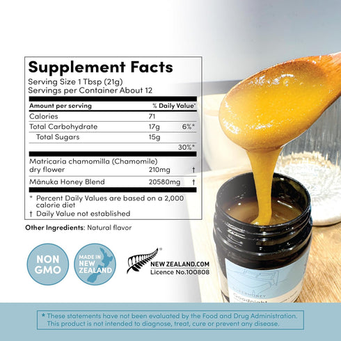 (250g/8.8oz), 8.08 (Pack 1) Me Today Goodnight Mnuka Honey Blend with Chamomile and Vanilla Ounce