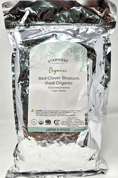 Organic Red Clover Blossom Powder
